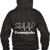 Pausenjacke Stethoskop Wave And Heart Shirt - Image 2